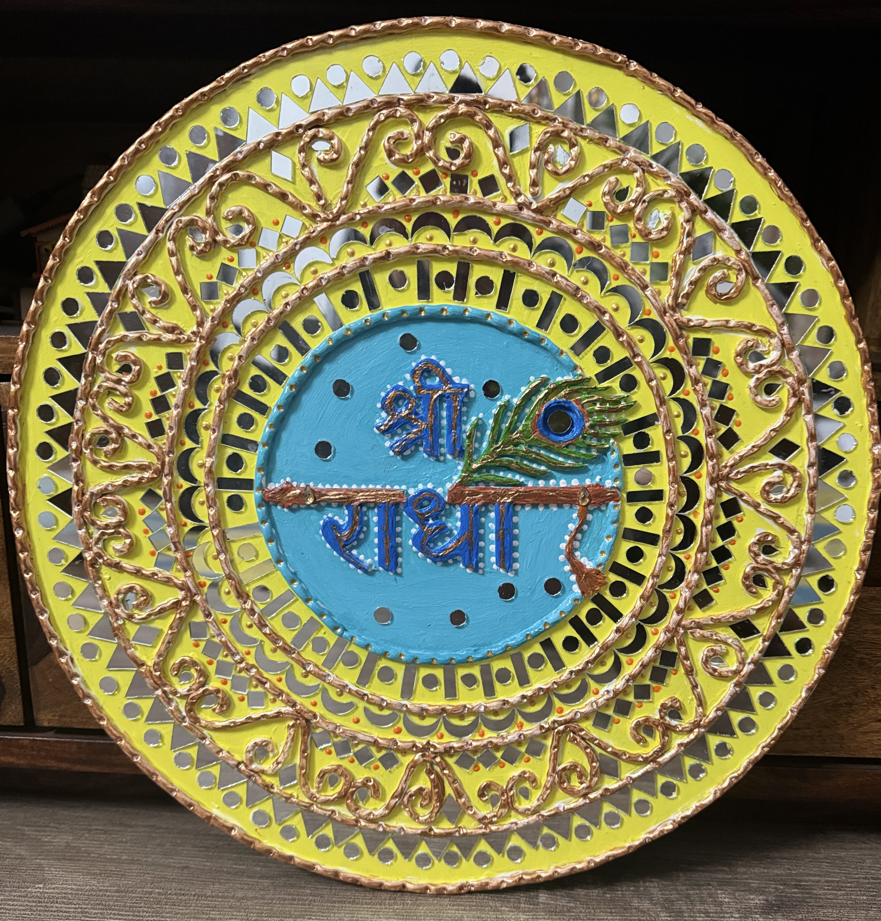 MDF Shri Radha Wall Decor